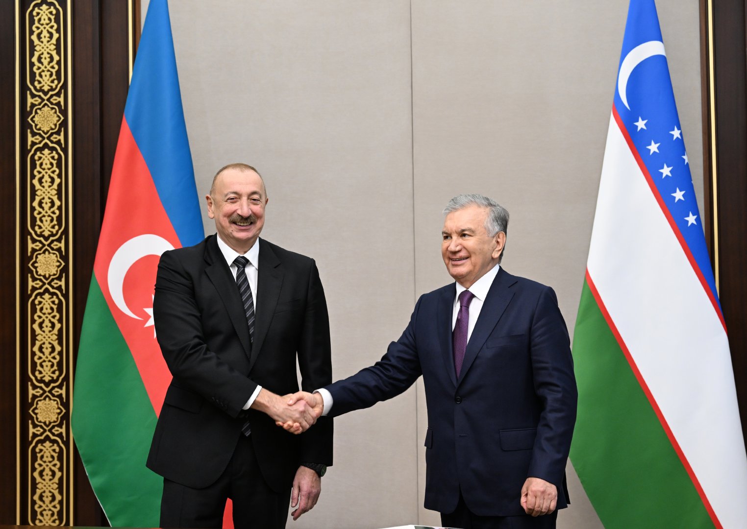 President Ilham Aliyev, President Shavkat Mirziyoyev attend opening of new building of Uzbekistan's Embassy in Baku (PHOTO/VIDEO)