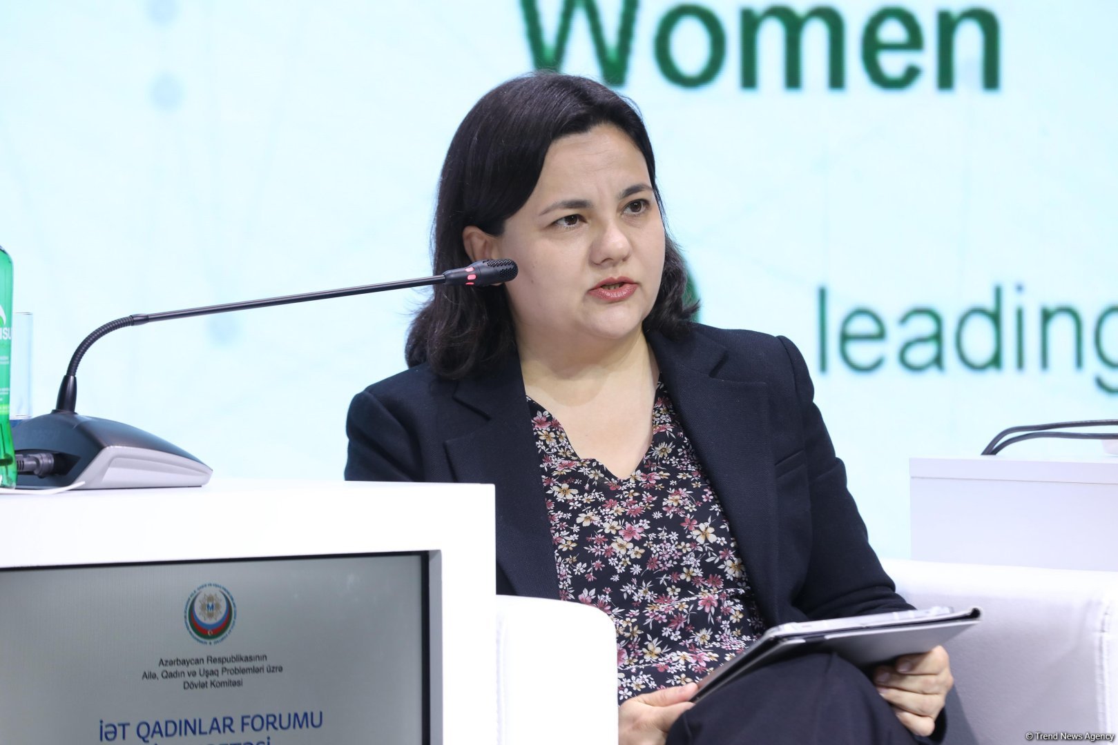 Azerbaijan's Lachin stages panel session on women's role in sustainable dev't (PHOTO)