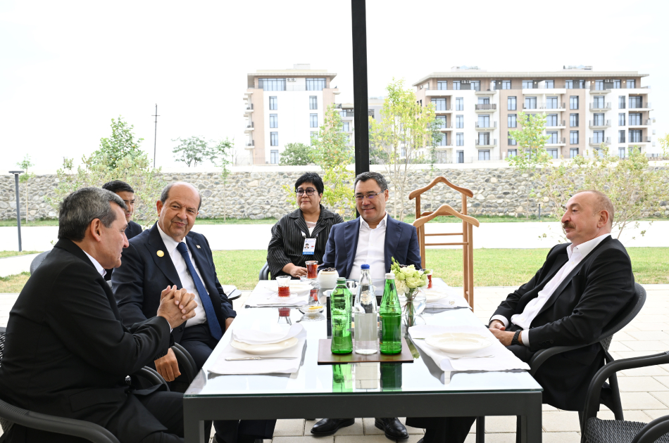 President Ilham Aliyev and ECO Summit participants watch "Victory" show of Karabakh horses at "Imarat" Complex in Aghdam (PHOTO/VIDEO)