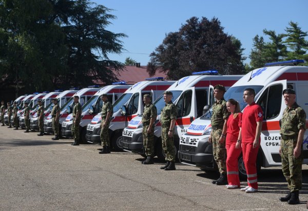 Serbian Armed Forces rolling out fresh fleet of medical vehicles (PHOTO)
