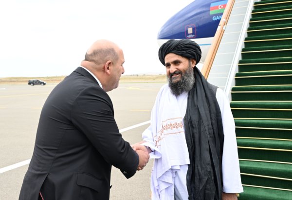 Deputy Prime Minister of Afghanistan arrives in Azerbaijan's Fuzuli (PHOTO)