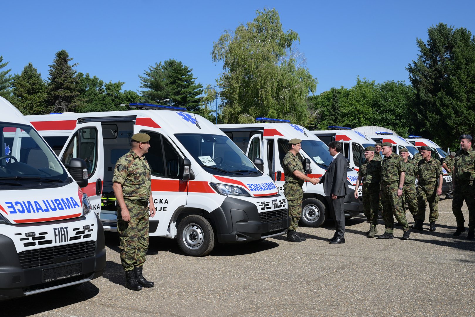 Serbian Armed Forces rolling out fresh fleet of medical vehicles (PHOTO)