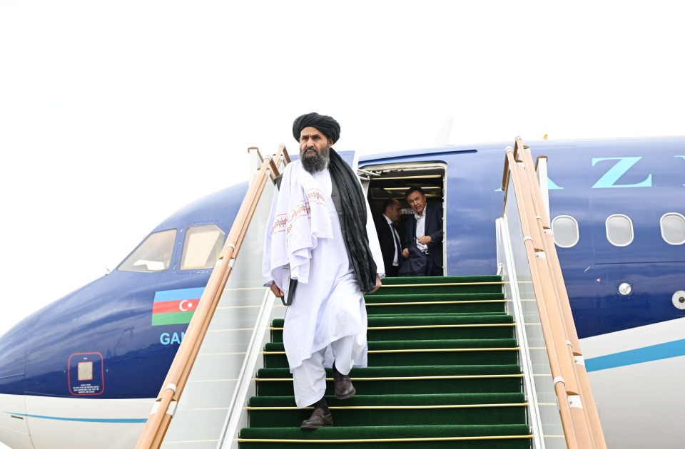 Deputy Prime Minister of Afghanistan arrives in Azerbaijan's Fuzuli (PHOTO)