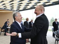 President Ilham Aliyev and ECO Summit participants watch "Victory" show of Karabakh horses at "Imarat" Complex in Aghdam (PHOTO/VIDEO)