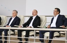 President Ilham Aliyev and ECO Summit participants watch "Victory" show of Karabakh horses at "Imarat" Complex in Aghdam (PHOTO/VIDEO)