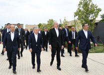 President Ilham Aliyev and ECO Summit participants watch "Victory" show of Karabakh horses at "Imarat" Complex in Aghdam (PHOTO/VIDEO)