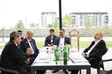 President Ilham Aliyev and ECO Summit participants watch "Victory" show of Karabakh horses at "Imarat" Complex in Aghdam (PHOTO/VIDEO)
