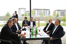 President Ilham Aliyev and ECO Summit participants watch "Victory" show of Karabakh horses at "Imarat" Complex in Aghdam (PHOTO/VIDEO)