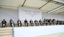 President Ilham Aliyev and ECO Summit participants watch "Victory" show of Karabakh horses at "Imarat" Complex in Aghdam (PHOTO/VIDEO)