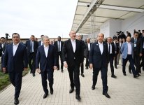 President Ilham Aliyev and ECO Summit participants watch "Victory" show of Karabakh horses at "Imarat" Complex in Aghdam (PHOTO/VIDEO)