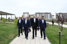 President Ilham Aliyev and ECO Summit participants watch "Victory" show of Karabakh horses at "Imarat" Complex in Aghdam (PHOTO/VIDEO)