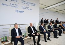 President Ilham Aliyev and ECO Summit participants watch "Victory" show of Karabakh horses at "Imarat" Complex in Aghdam (PHOTO/VIDEO)