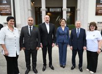 President Ilham Aliyev and President Shavkat Mirziyoyev review operations of Businesstex JV sewing factory in Khankendi (PHOTO/VIDEO)