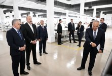 President Ilham Aliyev and President Shavkat Mirziyoyev review operations of Businesstex JV sewing factory in Khankendi (PHOTO/VIDEO)