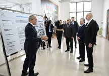 President Ilham Aliyev and President Shavkat Mirziyoyev review operations of Businesstex JV sewing factory in Khankendi (PHOTO/VIDEO)