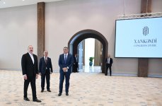 President Ilham Aliyev attends opening of Khankendi Congress Center (PHOTO)