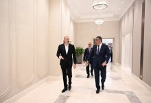 President Ilham Aliyev attends opening of Khankendi Congress Center (PHOTO)