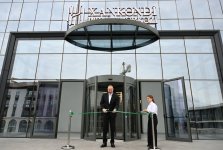President Ilham Aliyev attends opening of Khankendi Business Center (PHOTO)