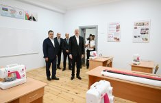 President Ilham Aliyev, President Sadyr Zhaparov attend opening ceremony of first stage of Khidirli village of Aghdam district (PHOTO/VIDEO)