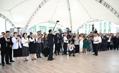 President Ilham Aliyev, President Sadyr Zhaparov attend opening ceremony of first stage of Khidirli village of Aghdam district (PHOTO/VIDEO)