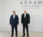 President Ilham Aliyev, President Sadyr Zhaparov attend opening ceremony of first stage of Khidirli village of Aghdam district (PHOTO/VIDEO)