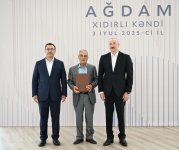 President Ilham Aliyev, President Sadyr Zhaparov attend opening ceremony of first stage of Khidirli village of Aghdam district (PHOTO/VIDEO)