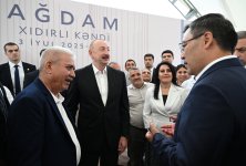 President Ilham Aliyev, President Sadyr Zhaparov attend opening ceremony of first stage of Khidirli village of Aghdam district (PHOTO/VIDEO)