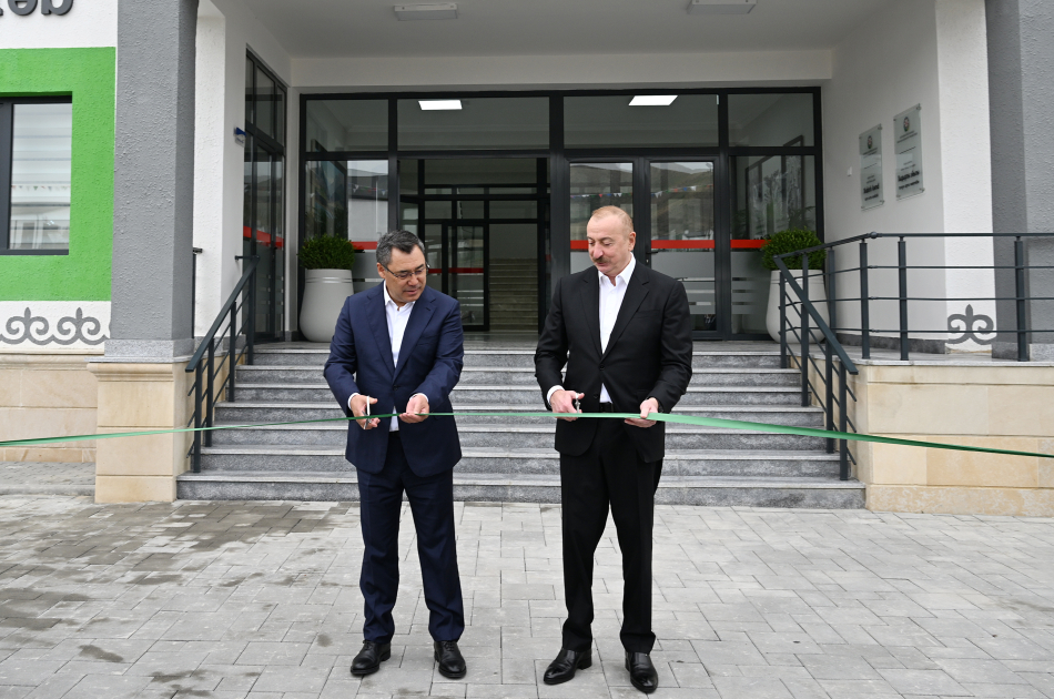 President Ilham Aliyev, President Sadyr Zhaparov attend opening ceremony of first stage of Khidirli village of Aghdam district (PHOTO/VIDEO)