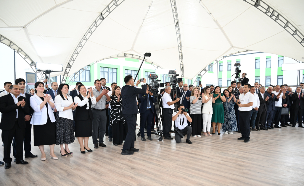 President Ilham Aliyev, President Sadyr Zhaparov attend opening ceremony of first stage of Khidirli village of Aghdam district (PHOTO/VIDEO)
