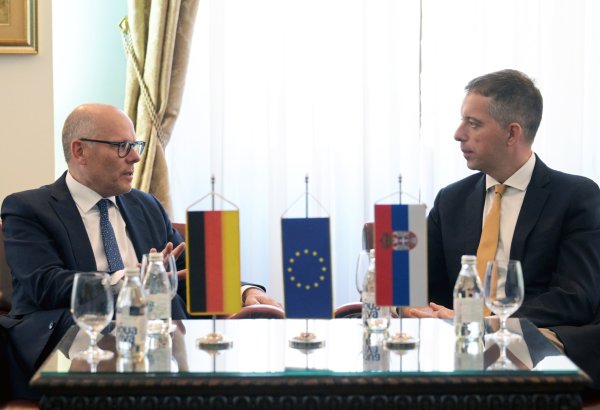 Serbian FM reaffirms EU commitment in talks with German MP (PHOTO)