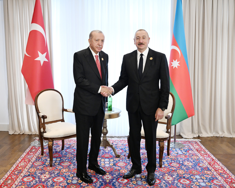 President Ilham Aliyev meets with Turkish President Recep Tayyip Erdoğan in Khankendi (PHOTO/VIDEO)