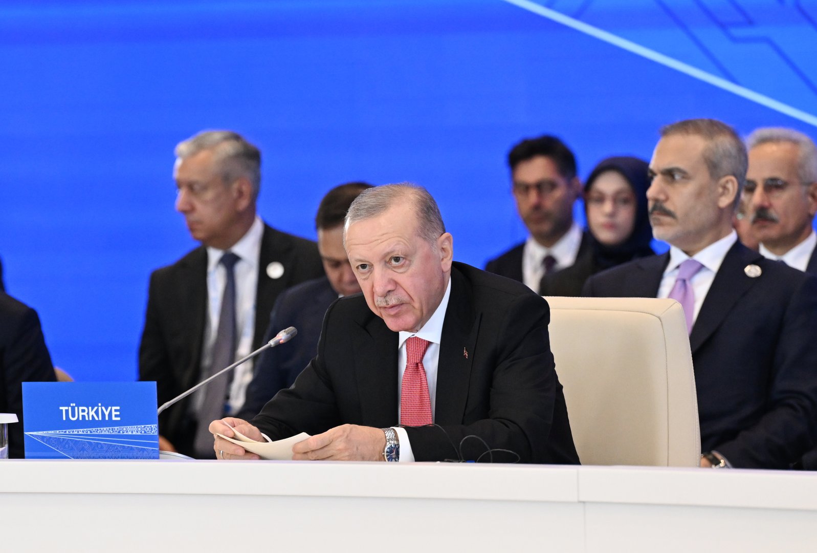 Turkish president urges ECO to weigh climate change as factor in sustainable dev't policy