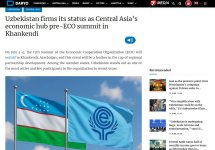 Trend’s coverage in spotlight of regional media: Central Asia and ECO strategy (PHOTO)