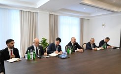 President Ilham Aliyev receives UAE Minister of Industry and Advanced Technology in Khankendi (PHOTO)