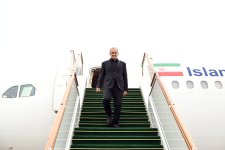 Iran's Pezeshkian arrives in Azerbaijan (PHOTO)
