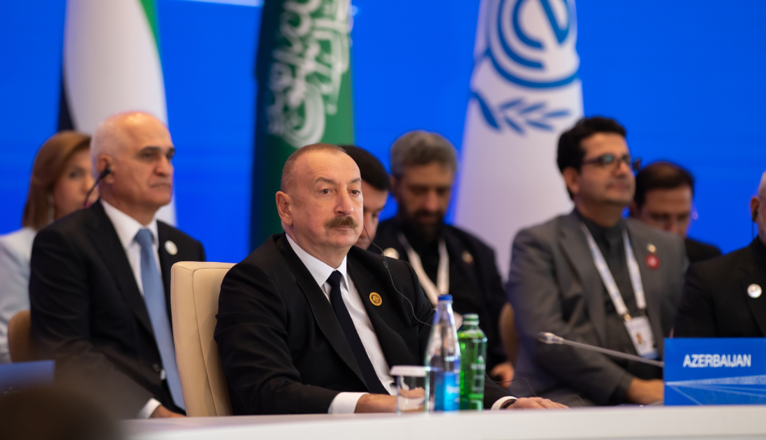 President Ilham Aliyev addresses 17th ECO Summit in Khankendi (PHOTO/VIDEO)