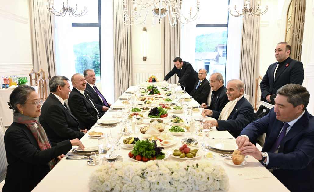 Official lunch held in Shusha on behalf of President Ilham Aliyev in honor of participants of 17th Summit of ECO (PHOTO)