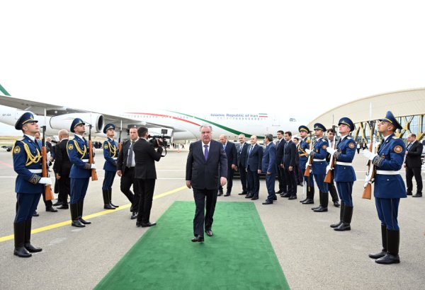 President of Tajikistan Emomali Rahmon concludes his visit to Azerbaijan