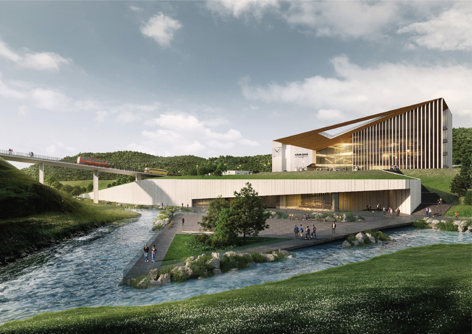 Design of future Railway and Bus Terminal Complex in Azerbaijan's Khankendi revealed (PHOTO)
