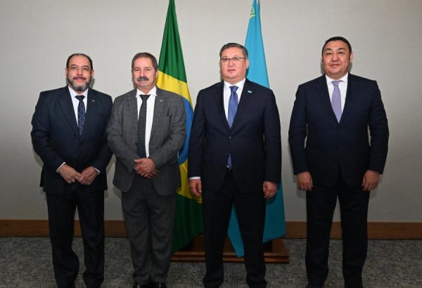 Kazakhstan, Brazil commit to further developing co-op in peaceful nuclear energy