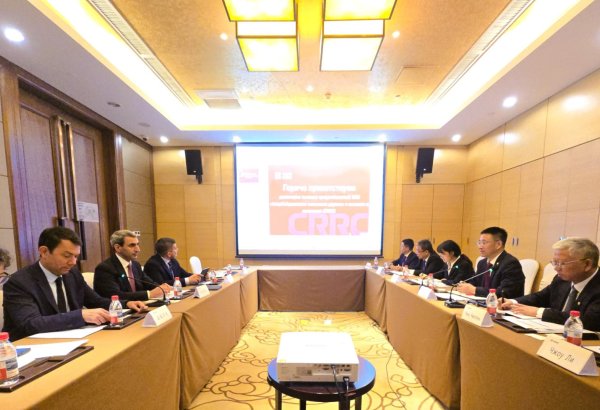 Azerbaijan Railways, Chinese companies enhancing partnership (PHOTO)