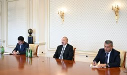 President Ilham Aliyev receives delegation led by Speaker of Pakistan's National Assembly (PHOTO/VIDEO)