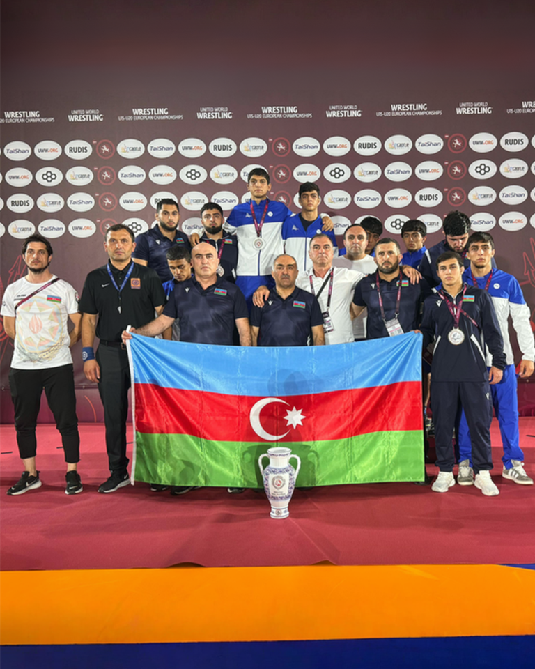Azerbaijan takes second place at U20 European Wrestling Championships