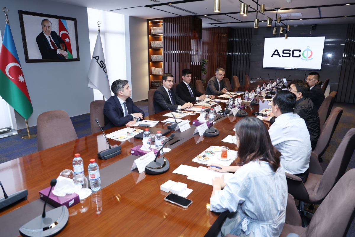 Azerbaijan's ASCO, Chinese company lean forward to next level of ties (PHOTO)