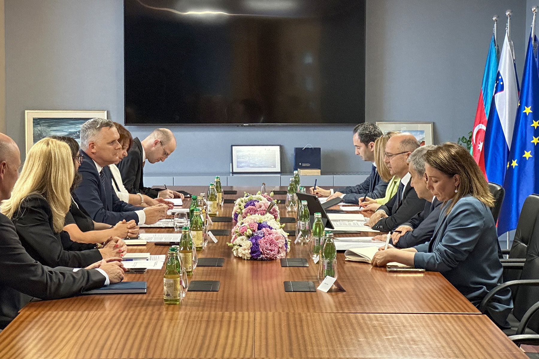 Azerbaijan, Slovenia focus on expansion of gas supplies and energy co-op (PHOTO)